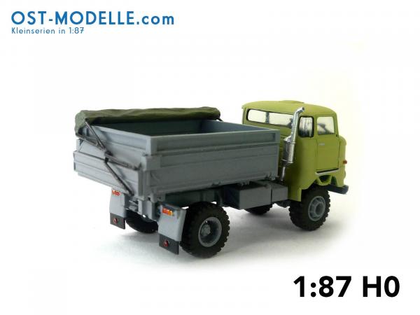IFA W50LA ND 3-Seitenkipper hoher Bordwand geschl. Plane